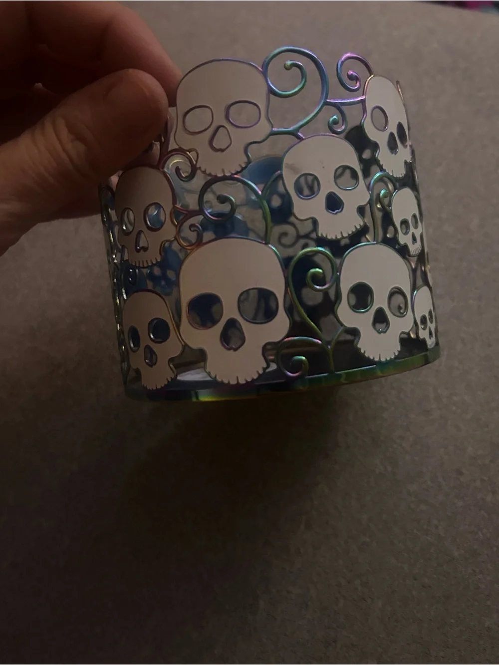 Bath and Body Works large candle holder and cover